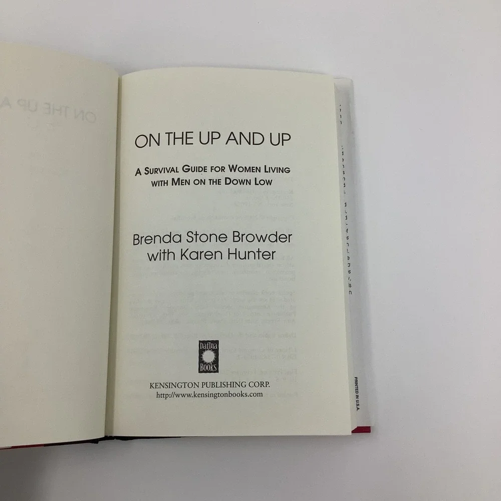 On the Up and Up By Brenda Stone Browder 2005 Hardcover‎ Book